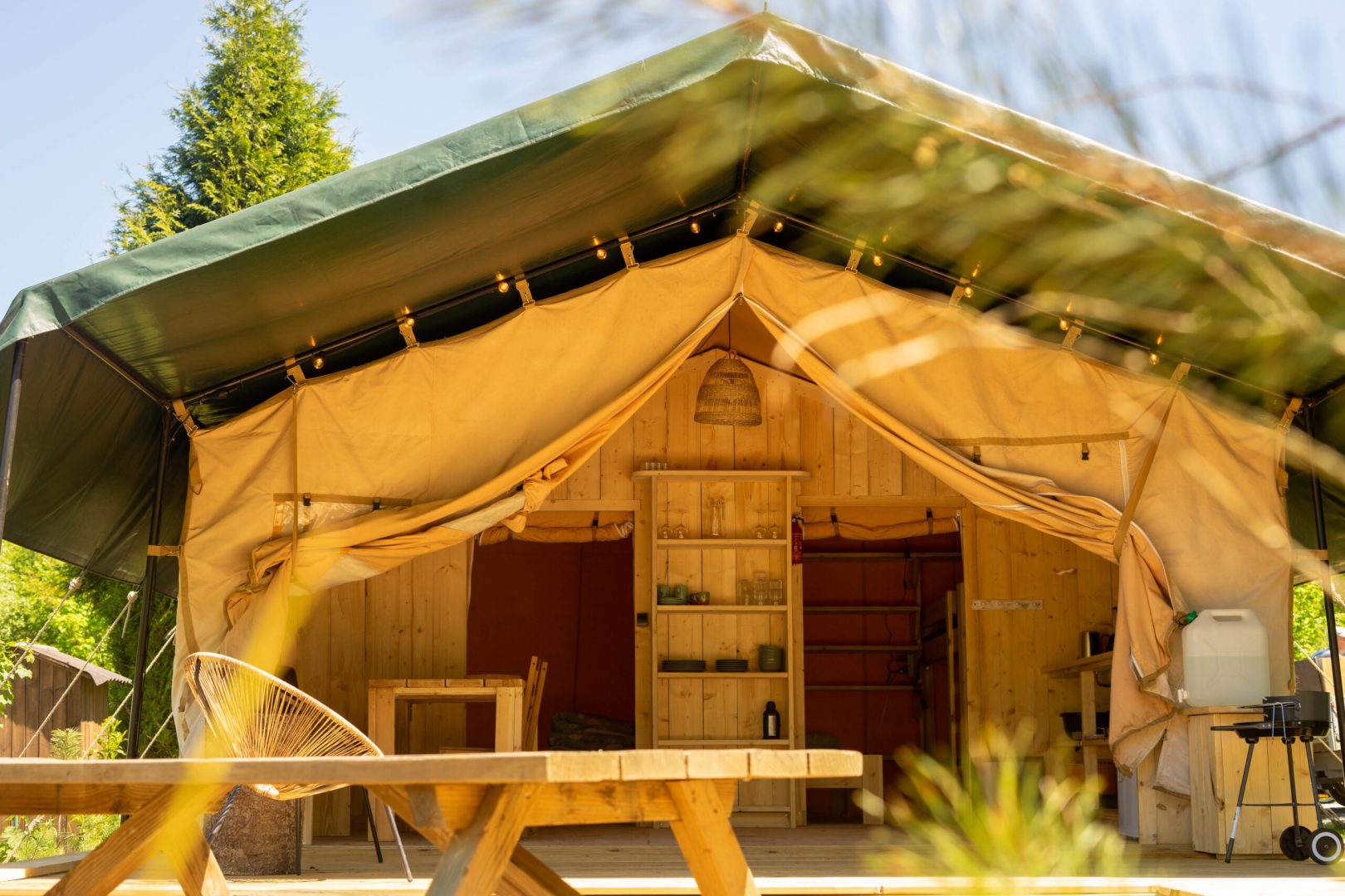 Glamping in the ardennes for 5 people